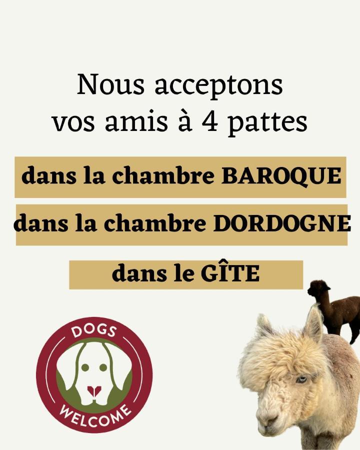 The Alpaca B&B Chalais (Dordogne) Exterior foto